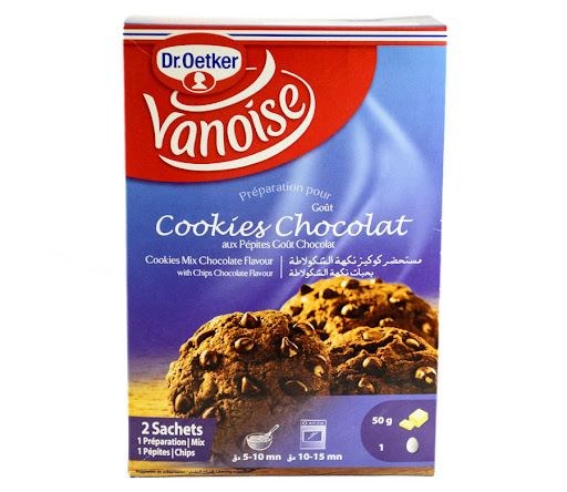 PREPARATION COOKIES CHOCOLAT VANOISE  350G *12
