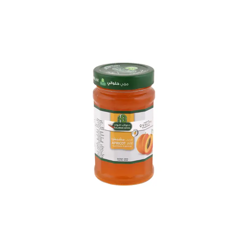 CONFITURE ABRICOT 380G HALWANI   *12