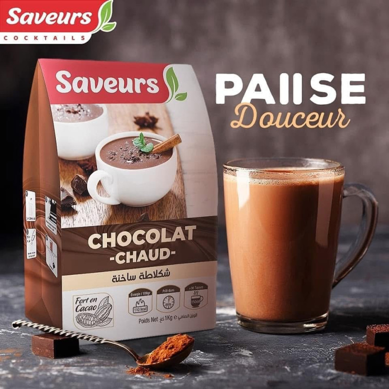 CHOCOLAT CHAUD SAVEURS 1KG