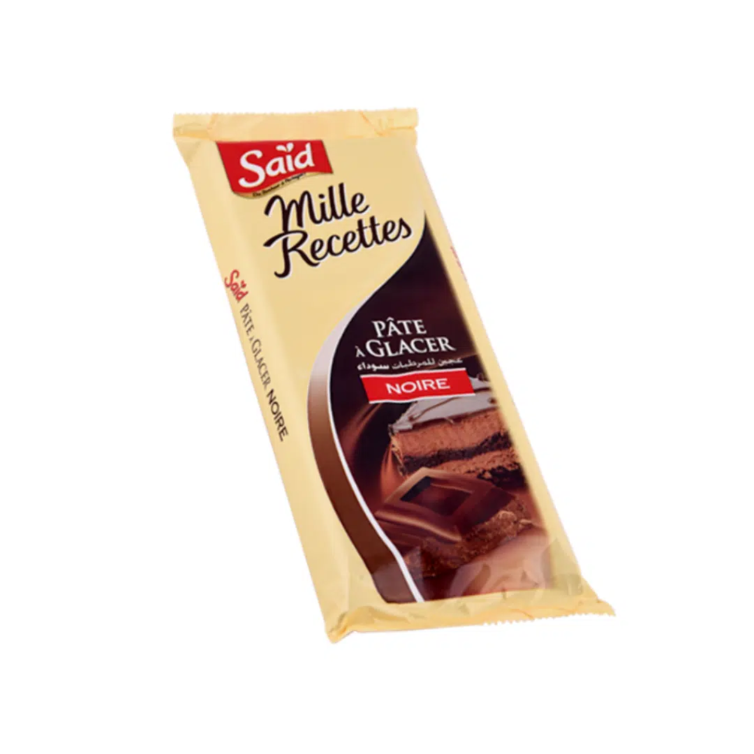 PATE A GLACER NOIR SAID 500G*10