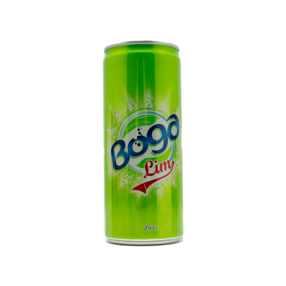 BOISSON GAZEUSE BOGA LIM BOITE 25CL *24P