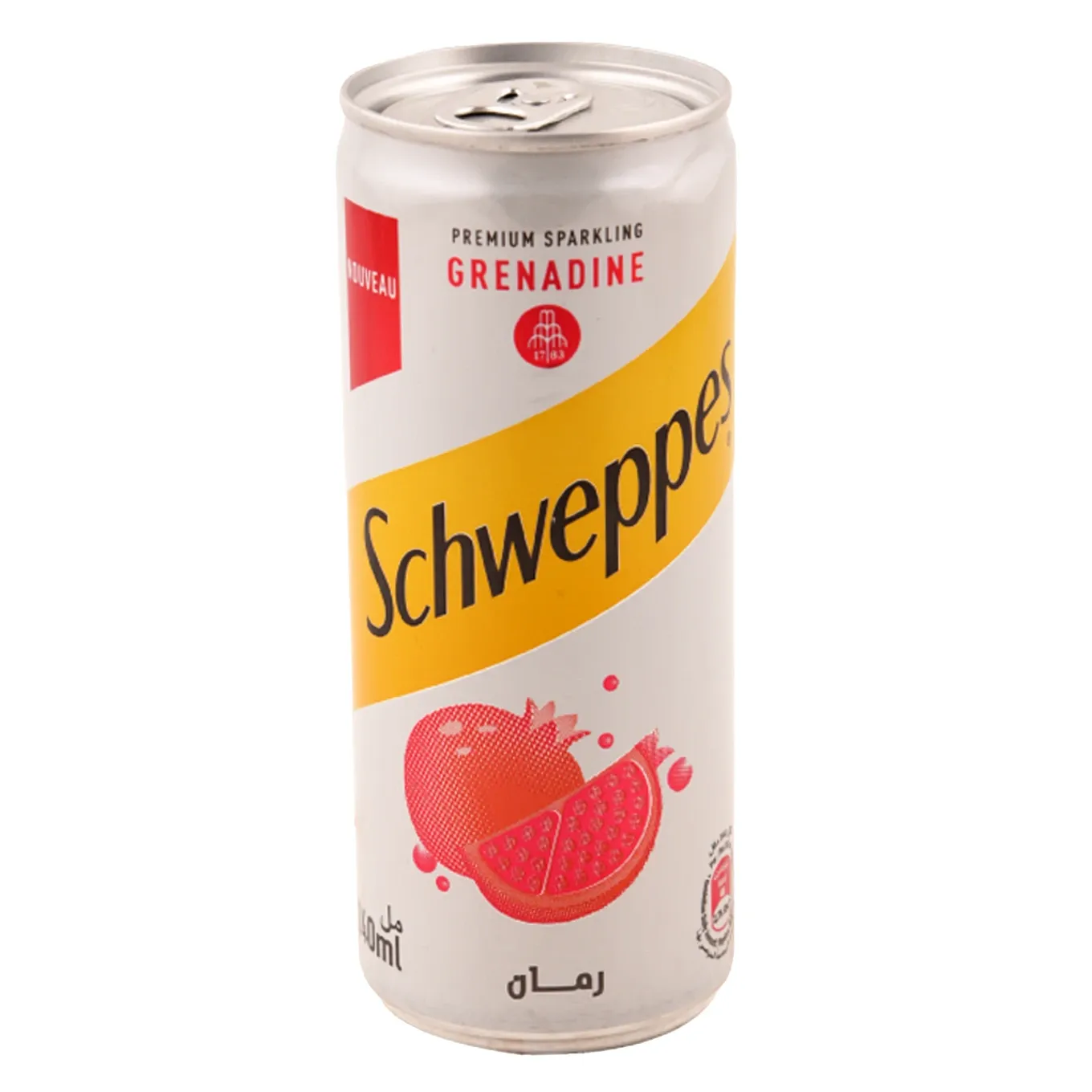 BOISSON GAZEUSE SCHWEPPES GRENADINE BOITE 25CL *24P