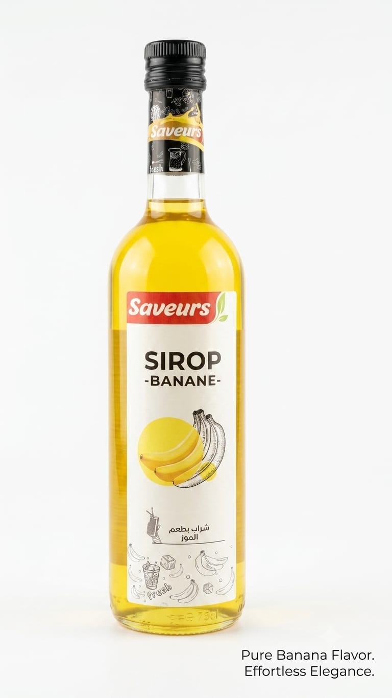 SIROP SAVEURS BANANE 750 ML
