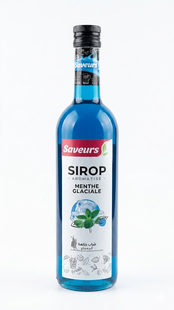 SIROP SAVEURS MENTHE GLACIALE 750 ML