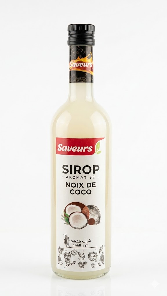 SIROP SAVEURS NOIX DE COCO 750 ML