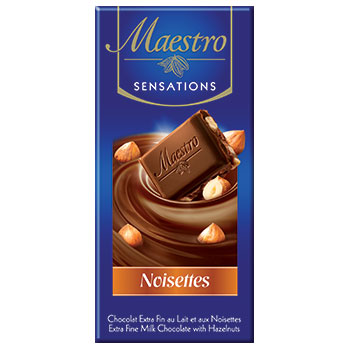 CHOCOLAT MAESTRO NOIR NOISETTES