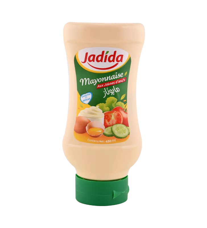 MAYONNAISE JADIDA PLASTIQSUE 450ML*12