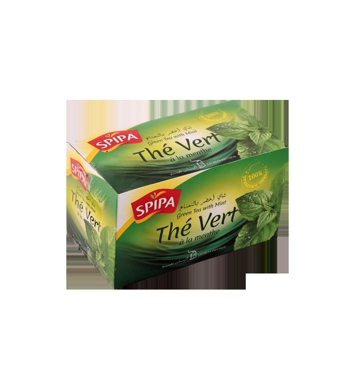 THE VERT MENTHE SPIPA  B 25 SACHET*20