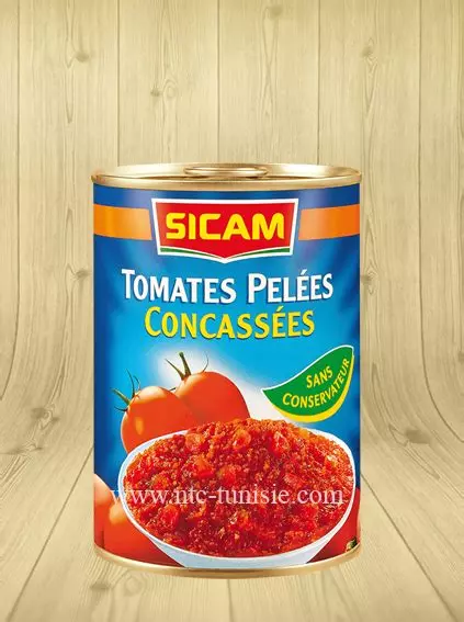 TOMATE PELEES CONCASSE SICAM 400G