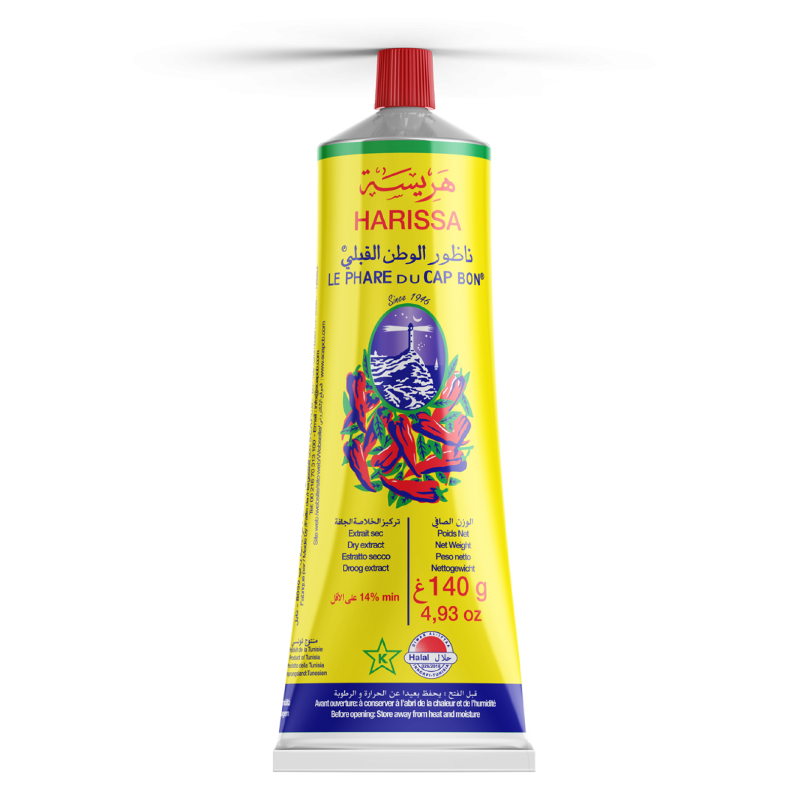 HARISSA TUBE CAP-BON 140G*18