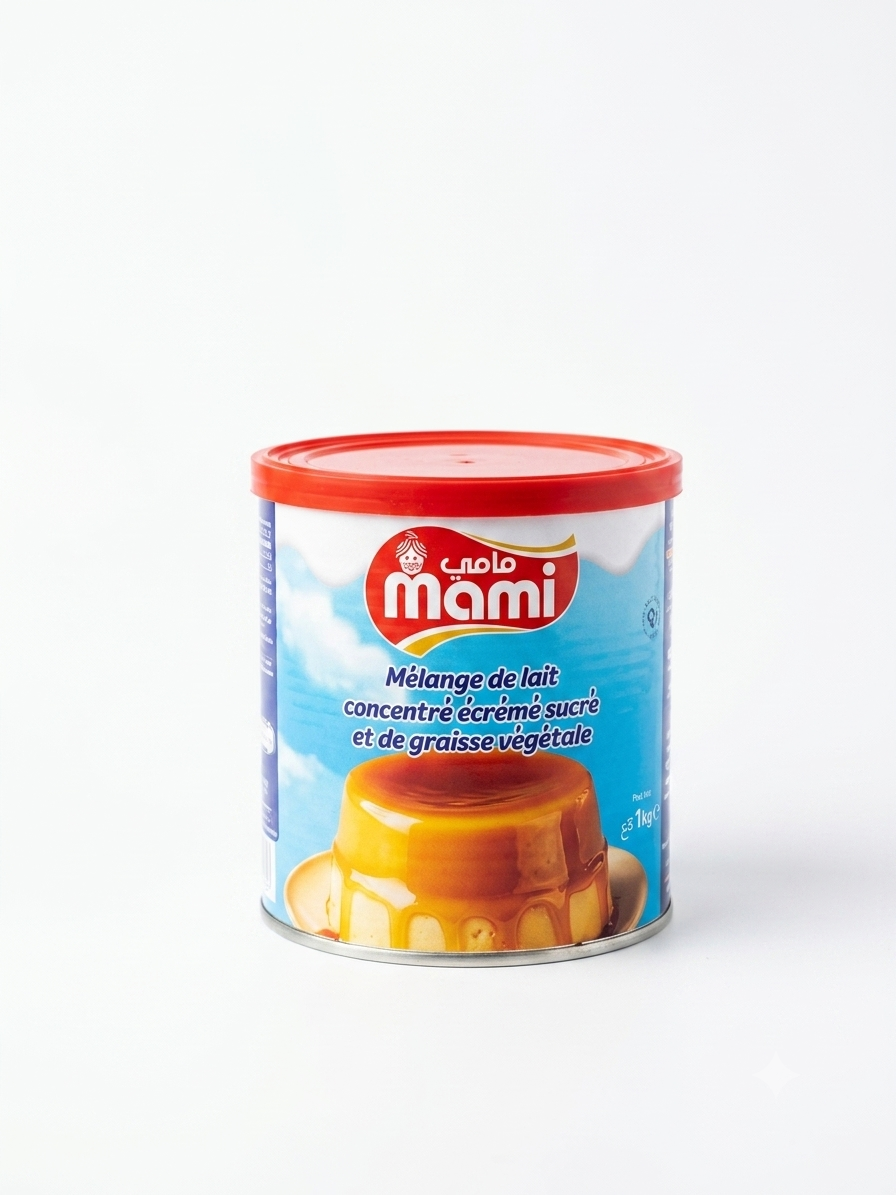 Lait concentré sucré Mami 1kg